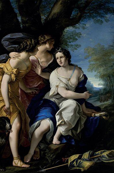Stefano Torelli Diana and nymphs Sweden oil painting art
